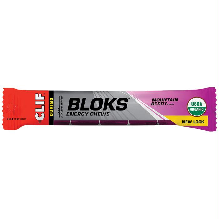 Clif Shot Blok Mtn Berry, made by Clif Bar -