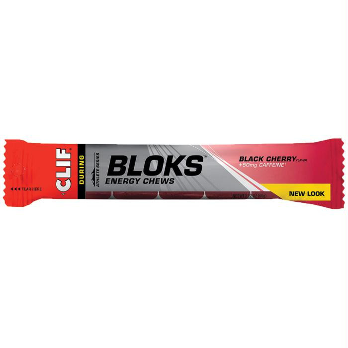 Clif Shot Blok Black Cherry, made by Clif Bar -