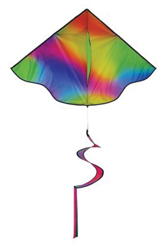 Delta 46" Jewel With Tail, made by In The Breeze - Delta 46" Jewel With Tail, made by In The Breeze -