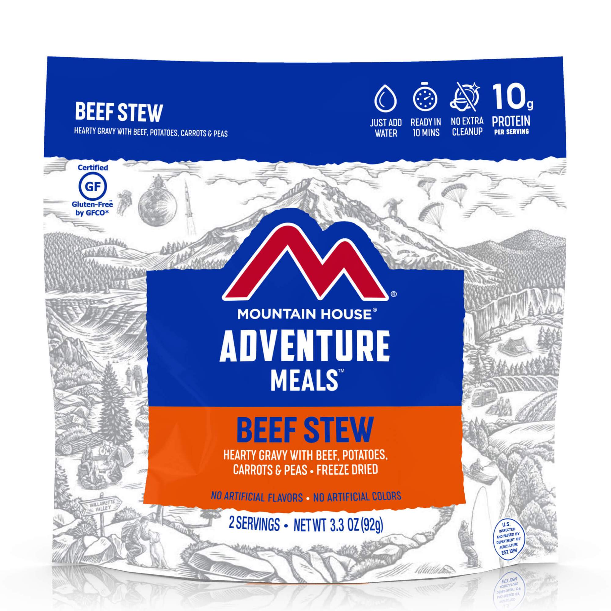 Beef Stew Cl, made by Mountain House - Beef Stew Cl, made by Mountain House -