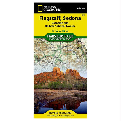 Flagg Ranch Map Flagg Sedona Coconino #856 | National Geographic Maps | The Outdoor ...