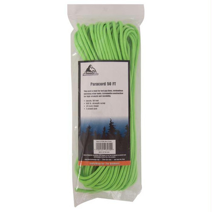 Paracord 50 Ft Neon Green