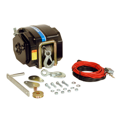 14 Black Contemporary Electric Trailer Winch