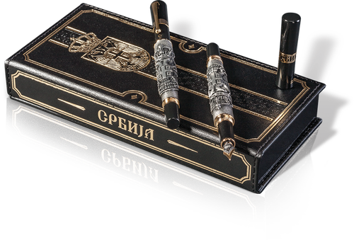 585. Complete pen and fountain pen Serbia (2)