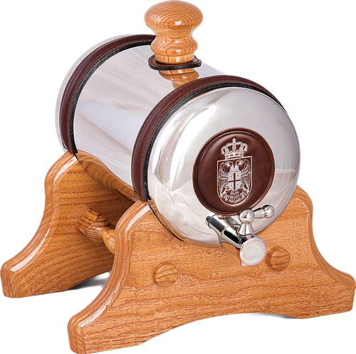 526. Barrel for table stainless steel 2L