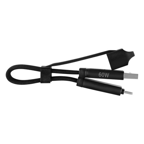 FELIX 2IN1 USB / Type-C kabl-privezak, 2 u 1, 60W