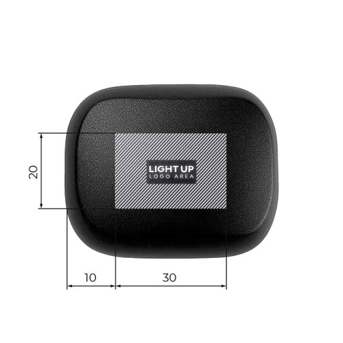 VIBRA Bežične stereo slušalice sa svetlosnim efektom