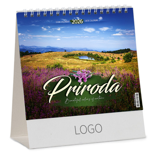 PRIRODA 06 Stoni kalendar: 13 listova, mesečni