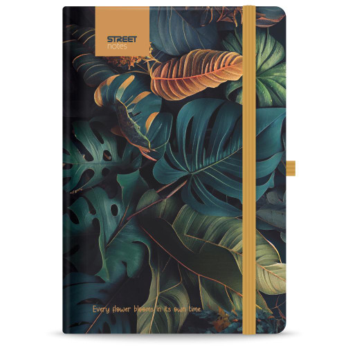 NOTES A5 96 lista FLOWERS GARDEN 14 x 21 cm