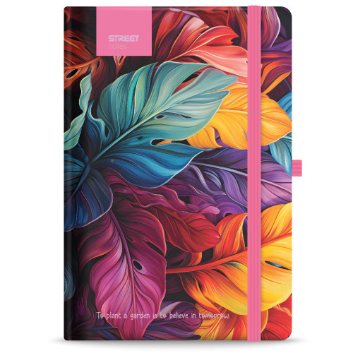 NOTES A5 96 lista FLOWERS PETAL 14 x 21 cm