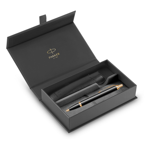 Parker poklon SET Royal Im Black GT - Hemijska olovka + Futrola