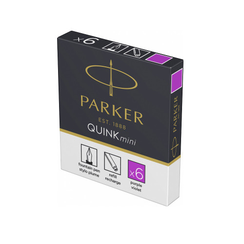 Patrone za nalivpero Parker Royal Quink Purpur Mini