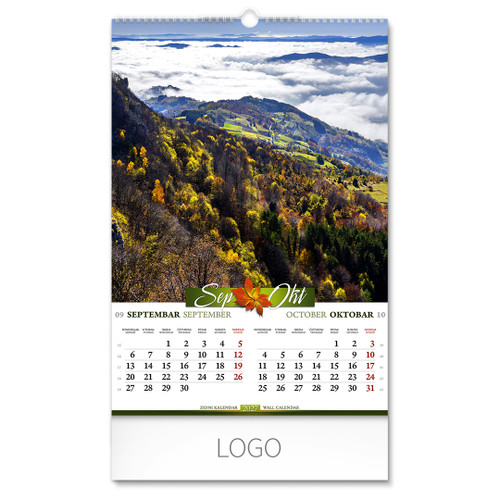 NATURE 02 Wall calendar: 7 sheets, bimonthly