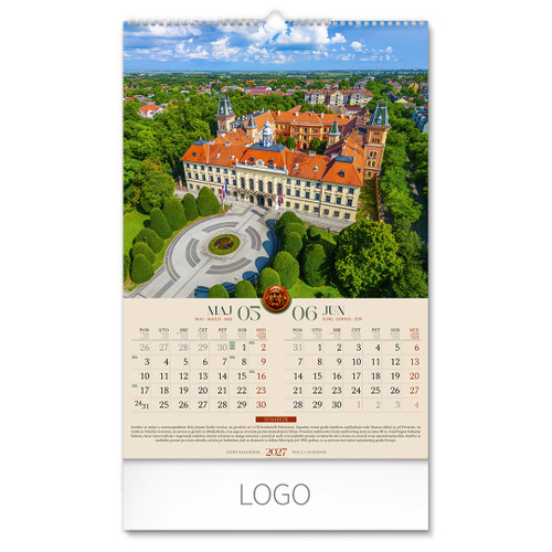 VOJVODINA Wall calendar: 7 sheets, bimonthly