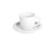 MOMENTO MINI Espresso cup with tray made of fine ceramic, 100 ml