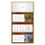 MONASTERIes 08 Wall calendar: 3 x 12 sheets, three-month, three-part