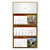 MONASTERIes 08 Wall calendar: 3 x 12 sheets, three-month, three-part