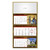 MONASTERIes 08 Wall calendar: 3 x 12 sheets, three-month, three-part