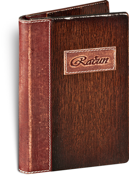977. Wood-Leather Bill Covers