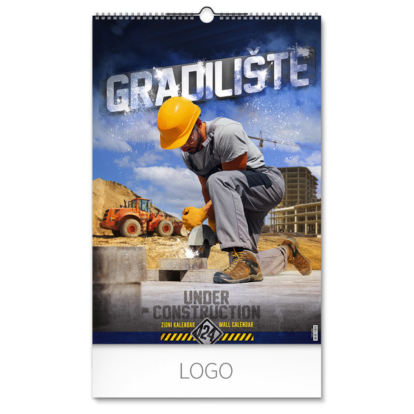 CONSTRUCTION SITE Wall calendar: 7 sheets, bimonthly