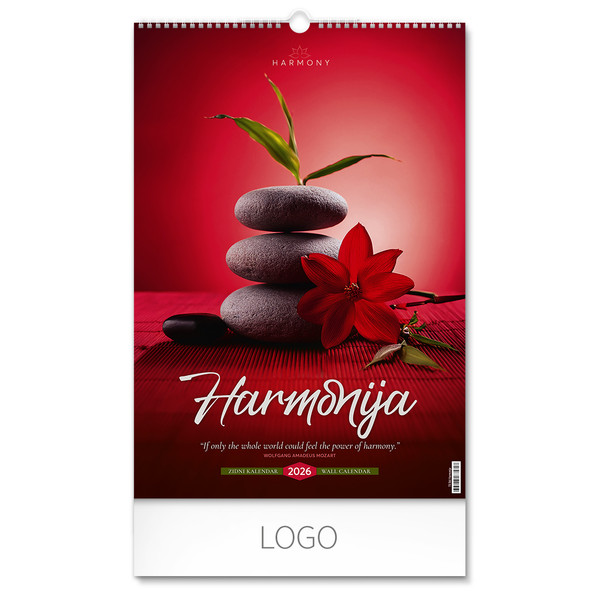 HARMONY Wall calendar: 13 sheets, monthly