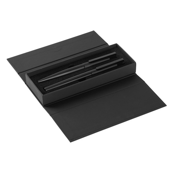 HELIA Metal ballpoint and roller pen in set