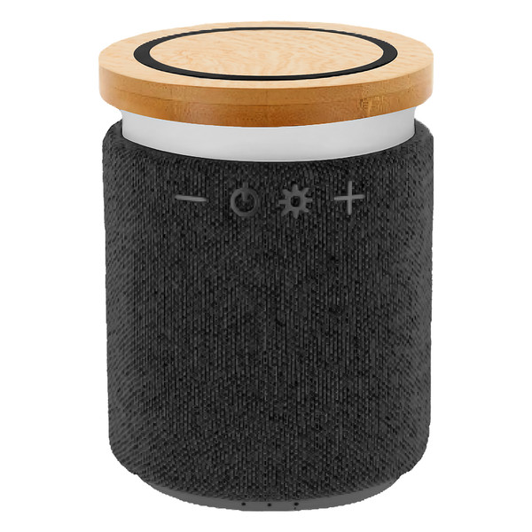 RUMBA Bežični zvučnik, 5W i bežični punjač, 15W, sa RGB svetlom