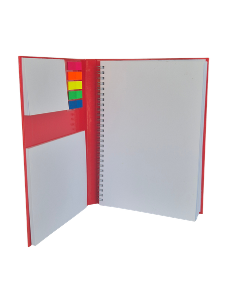 Sveska sa sticky note i markerima