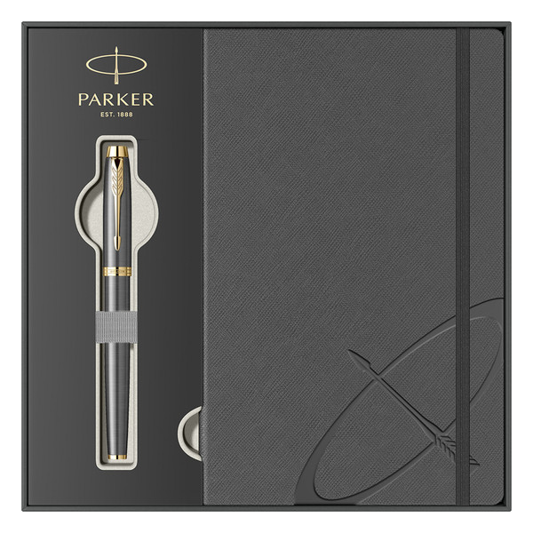 Parker poklon SET Royal Im Grey GT Nalivpero + Notes