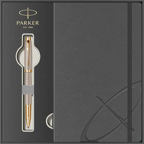 Parker poklon SET Royal Im Premuim Silver GT Roler + Notes