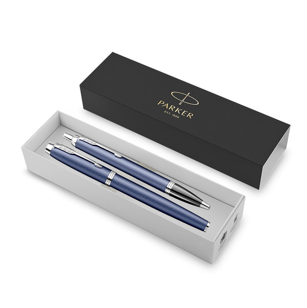Parker poklon SET Royal IM Blue CT - Hemijska olovka + Roler