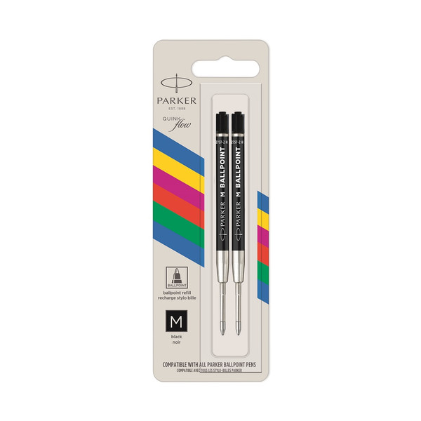 Refil za hemijsku olovku Parker Royal Quink Black M PVC 1/2