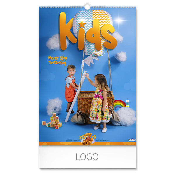 KIDS Zidni kalendar: 7 listova, dvomesečni