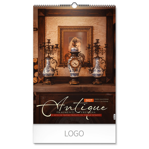 ANTIQUE Zidni kalendar: 7 listova, dvomesečni