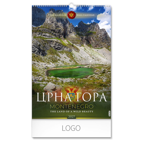 CRNA GORA Zidni kalendar: 7 listova, dvomesečni