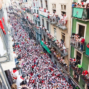 Bull Run Pamplona Level 1 and 2 Pamplona Balconies