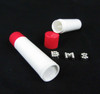 Red Lip Balm Tubes Plastic Beauty Containers - 0.15 oz. 