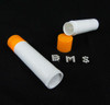 Orange Lip Balm Tubes Plastic Beauty Containers - 0.15 oz.
