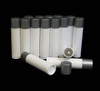 Grey Lip Balm Tubes Plastic Beauty Containers - 0.15 oz.