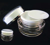 Acrylic Cream Jars Cosmetic Beauty Containers w/ Sealing Disc 15ml • 3115 Beauty Makeup Supply