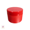 Plastic Jars Cosmetic Beauty Containers with Lid - 50 ml  (Red) • 9350