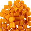 Light Orange Lip Balm Caps for 0.15 oz. Lip Balm Tubes