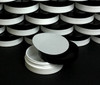 Cosmetic Containers Low Profile Wide Mouth Jars 1 oz. (White / Black Cap w/ Seal) • 9353 / 9354 Beauty-Makeup-Supply.com