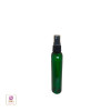 Plastic Bottles PET Cosmo Oval Liquid Bottles Black Sprayer 4 oz. (Green) • 9734SB Beauty Makeup Supply