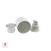 Airless Refillable Pump Bottle w/ Clear Cap - 30 ml / 1 oz. (White) • 4130
