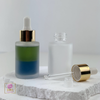 30 ml Frosted Glass Dropper Bottle with Gold Collar, White Silicone Bulb & Glass Pipette • 2030