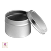 Deep Round Tin-Plated Steel Container  1 oz