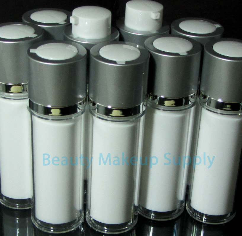 Luxury Twist Up Style Acrylic Airless Bottles - New Product at Beauty Makeup Supply