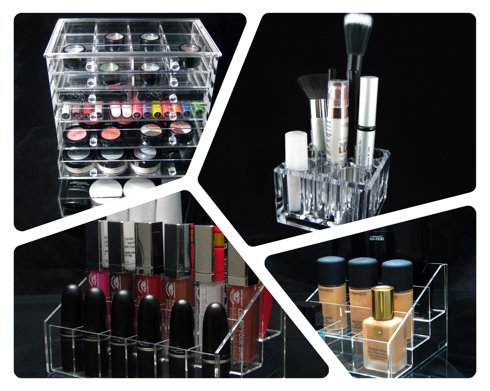 Creative ideas for organizing with Cosmetic Acrylic Organizers