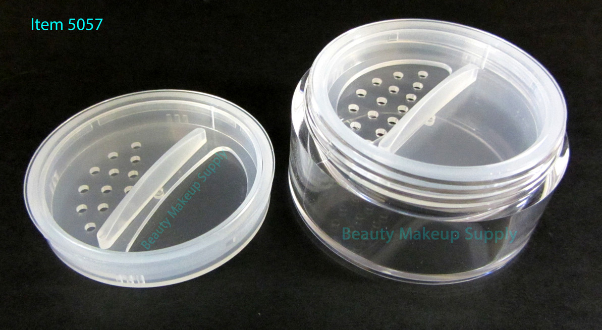 Rotating Click & Lock Cosmetic Jar Sifters - New Product at Beauty Makeup Supply